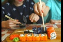 A sushi dinner turned into a moment of Divine contentment