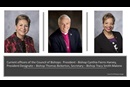 Current officers of the Council of Bishops: President – Bishop Cynthia Fierro Harvey, President Designate – Bishop Thomas Bickerton, Secretary – Bishop Tracy Smith Malone