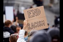 End Racism Rally Sign