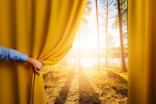 Pulling back the curtain on something beautiful