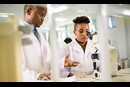 Students study in one of the modern science labs at United Methodist-related Africa University in Mutare, Zimbabwe.