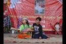 Christmas in Cambodia - the Street Children Ministry stages its annual Christmas pageant, with Mary, Joseph, baby Jesus and Santa? in the background. Clara Biswas is a missionary and director of the Street Children Ministry, Methodist Mission in Cambodia.