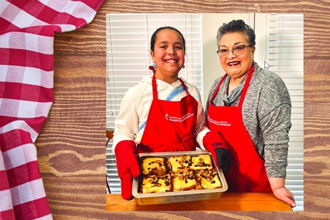 Bilha Alegria and her granddaughter Alisha make Capriotada, a Lenten bread pudding eaten in Mexico Bilha Alegria and her granddaughter Alisha make Capriotada, a Lenten bread pudding eaten in Mexico