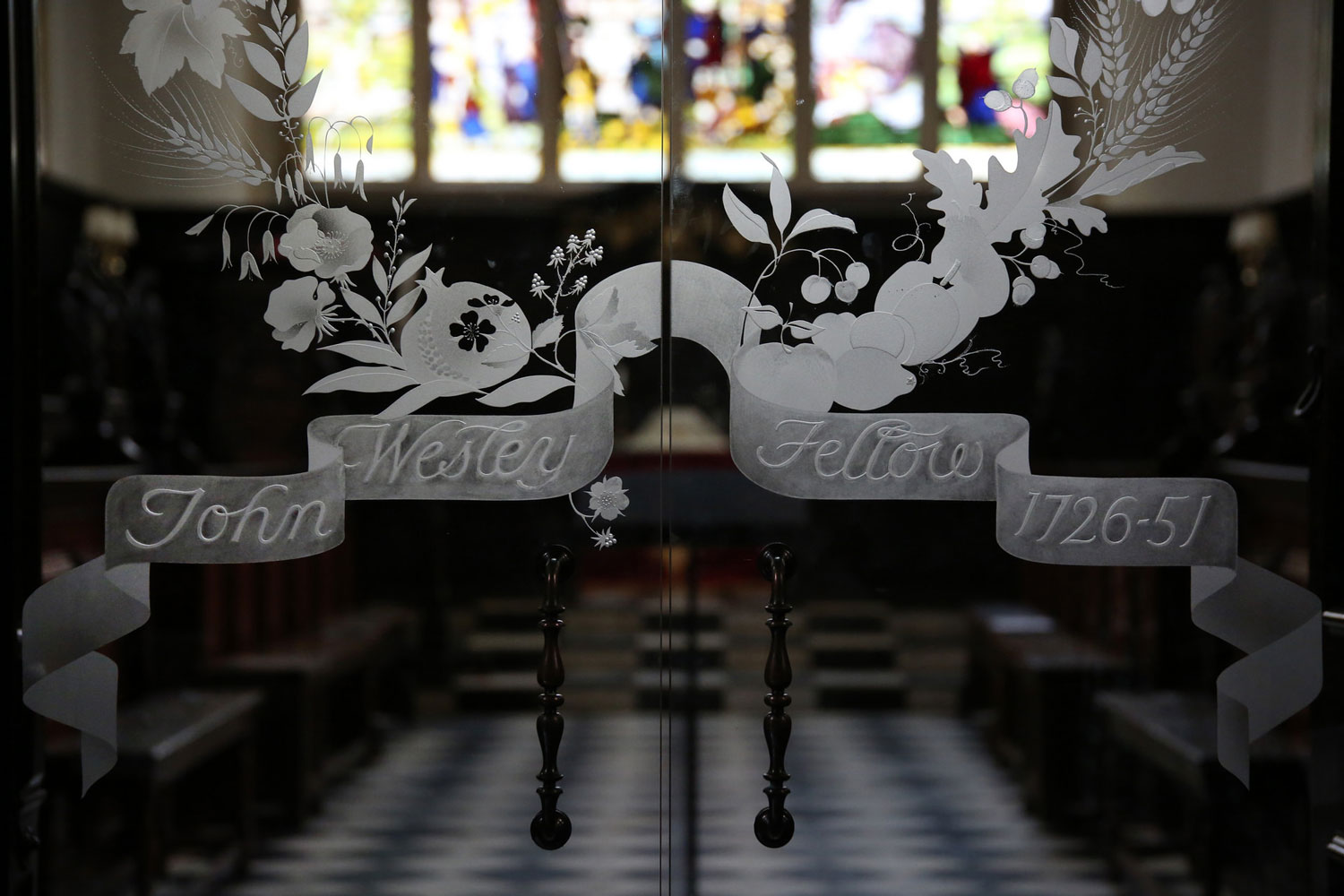 Chapel doors at Lincoln College