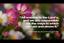 10 ways to take care of God’s creation