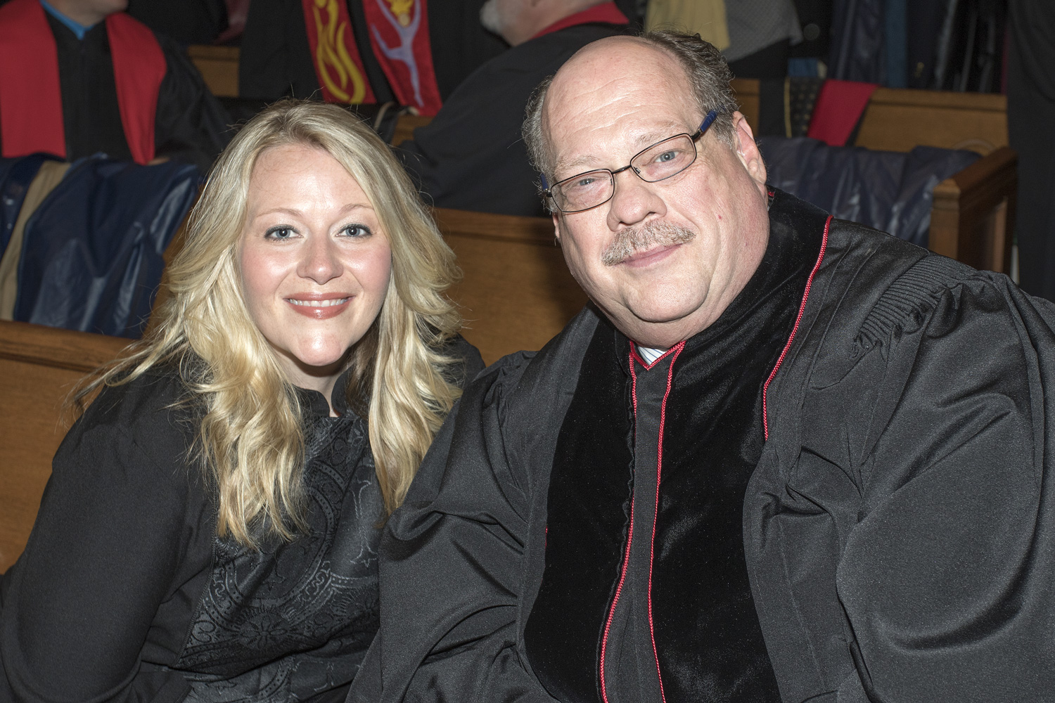 A father and daughter were ordained during the same ordination service. 
