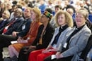 Ecumenical guests join in morning worship on April 30 during the United Methodist General Conference in Charlotte, N.C. Photo by Mike DuBose, UM News.