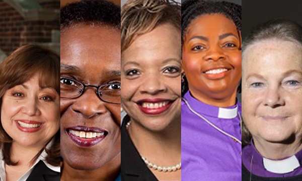 From l-r; Bishops Carcano, Lee, Malone, Koikoi and Swenson