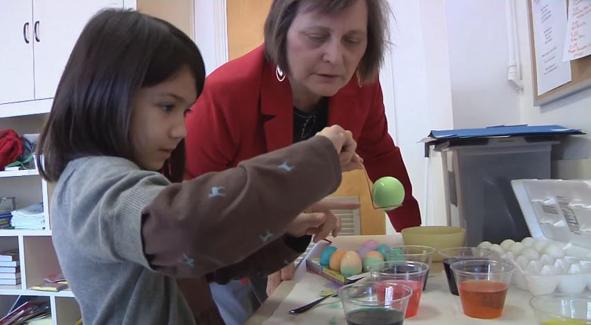 Dyeing eggs is a wonderful Easter tradition.
