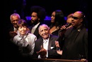 Rev. Dr. Joseph E. Lowery's Ninety Years Birthday Celebration at the Atlanta Symphony Hall, October 9, 2011 included a birthday song by Stevie Wonder.  Next to Rev. Lowery is his wife of 60 years, Evelyn Lowery. Photo by Kathleen Barry, United Methodist Communications. 