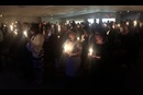 Close to 200 people gather for a candlelight vigil Jan. 24 at Nuevo Pacto United Methodist Church in Sebring, Fla., in memory of Marisol Lopez. Photo by Juan A. Maldonado for UMNS.  