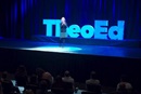 A speaker at TheoEd. Courtesy of TheoEd