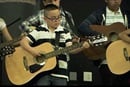 Young musicians play "Amazing Grace" at Christ's Foundry United Methodist Church in
Dallas.
