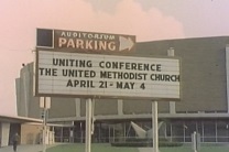Marquee of the United Conference, 1968. 