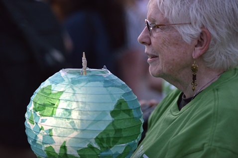 United Methodists heed the call to care for planet Earth by lowering our energy use and raising our voices. Photo by Paul Jeffrey, United Methodist Communications.  