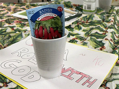 Vacation Bible school planting project underway. Photo: Arabia Sweet