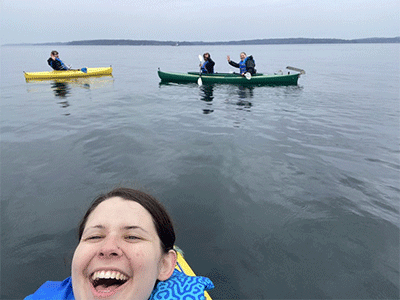 Selfie in a Kayak. (Photo: Reagan Lyn Page)