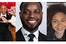 (from left to right) Ms. Kamille Whaley, Mr. Joshua Williams and Ms. Myshelle Simmons.