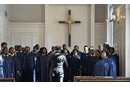 The United Methodist-affiliated Rust College World Renowned A’Capella Choir performed in the Simpson Memorial Chapel Dec. 4 for the United Methodist Building’s 100th anniversary grand finale. 
