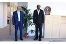 Roland Fernandes, general secretary of Global Ministries and UMCOR and Rev. Prof. Dr Jerry Pillay, World Council of Churches general secretary at the WCC headquarters in Geneva, August 2024. Image  Photo: Gloria Charles/WCC