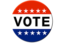 Vote sticker image by Amberzen on Pixabay.com.
