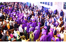 Graduates process into Northwestern University's Alice Millar Chapel during the 2025 Commencement ceremony for Garrett-Evangelical Theology Seminary.